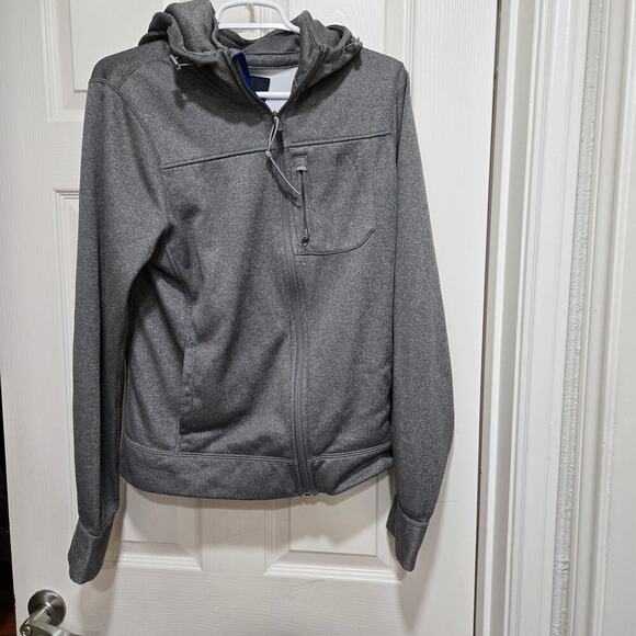 Abercrombie & Fitch Gray Full Zip Hoodie Men’s Medium Active - Picture 2 of 9